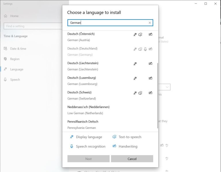 How to type german characters and natural language journey
